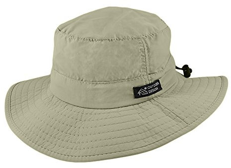 Dorfman-Pacific Verpackbarer Booney Fischerhut - Khaki - L