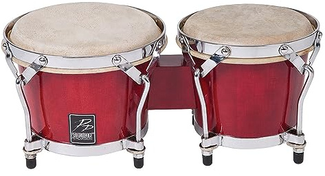 Performance Percussion Bongos - Trans Red Finish