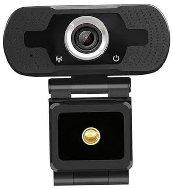 Vaguelly Cámara Web Full HD Cámara USB De Vigilancia para Computadora Alta Definición Compatible Laptops y Pcs