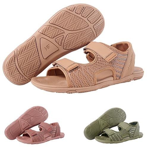 Hike Footwear HF Baresandals III – Outdoor & Lightweight Barefoot Sandals for natural foot movement, Adjustable Fit Unisex With Zero Drop Flexible Sole