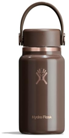 Hydro Flask Micro Bottle - Insulated Mini Leak Proof Flask for Purse or Pocket in 6.7 Oz Chocolate Rose Gold