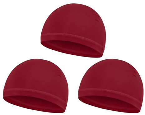LLHCF Lot de 3 doublures de casque de vélo respirantes pour enfants - Poids léger - Bonnet de football - Pour sports de plein air - Chapeau de course à pied