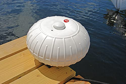 Taylor Made Products Dock Pro Inflatable Dock Boat Wheels – Replacement Dock Wheel, White (18) – Cusions Boats, Protects Docks, Hot-Dipped Galvanized Hardware – 2020108526