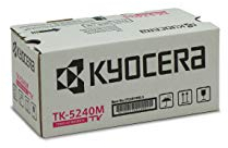 Kyocera TK-5240M Toner Drucker Magenta. Original Tonerkartusche 1T02R7BNL0. Drucker Toner kompatibel für ECOSYS M5526cdn, ECOSYS M5526cdw, ECOSYS P5026cdn, ECOSYS P5026cdw