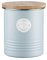 Typhoon Living Collection Zucker, Pastellblau, 1 Liter Vorratsbehälter, Stahl, Bambusholz, Silikon