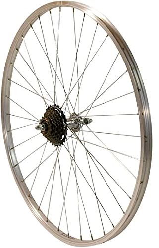 Redondo 28 Zoll Hinterrad Laufrad 28 Kasten Felge + 7-Fach Kranz Silber