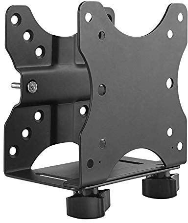 Mount Plus MP-CPB-1 Thin Client | Mac mini | Intel NUC | Game Console | VESA Mount to Save Space by Mounting Thin Client PC to Back of Monitor, Small TV, Monitor Arm, Stand Pole, Under Desk
