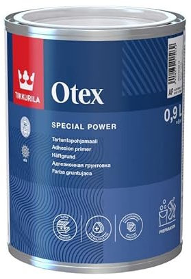 TIKKURILA Otex - Quick Drying & Durable Full Matt Adhesion Primer (Solvent-Based) - 1 Litre