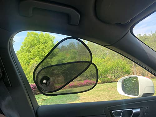 Universal-Auto-Sonnenschutz UV-Schutzvorhang Fenster-Sonnenschutz, faltbar, verstellbare Seite, Mesh-Abdeckung, Sonnenblende für Kofferraum, Wohnmobil, Reiseversorgung, 35 x 22 Zoll