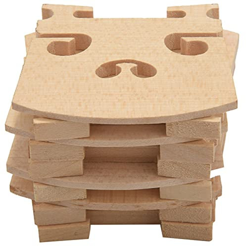 Baixia 10PCS Type Maple Violin Bridge für 1/8 und 1/4 und 1/2 und 3/4 und 4/4 Violine Bridges Violin Parts Saiteninstrumente