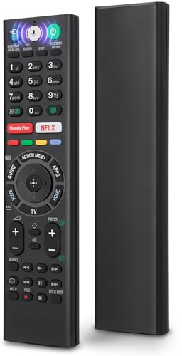 Voice Replacement Remote Control for Sony-Bravia-TVs，for All Sony 4K UHD LED LCD HD Smart TVs. 1-Year Warranty.