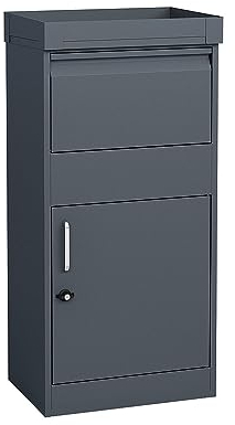 WESTMANN Paketbox Piet Outdoor | Metall 50x37x105 cm | Briefkasten & Paketkasten zum Schutz Ihrer Post vor Wettereinflüssen und Diebstahl