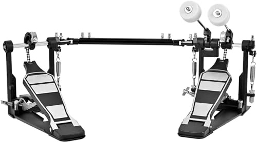 Double Bass Drum Pedals Double Drum Pedal for Drum Set Kit and Electronic Drums | Single Chain
