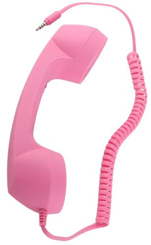 Retro Telefonheadset, Vintage Handenhet med Mikrofon, Justerbar Volym, 3,5 Mm + USB C för Mobiltelefoner (#2)