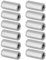 PATIKIL M5 x 0.8-Pitch Dado Esagonale Lungo Acciaio Inossidabile 304, 12pz 20mm/ 0.8 L Dadi di Accoppiamento Dado a Barra Lunga Intera Connettore per Barra Filettata, Tono Argento