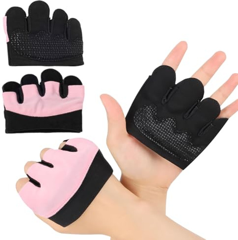 Guantes Gimnasio Cuatro Dedos De Gimnasio, Guantes de Fitness parlevantamiento de Pesas para Hombres y Mujeres, para Levantamiento de Pesas, Ciclismo, Ejercicio, Escalada y Remo