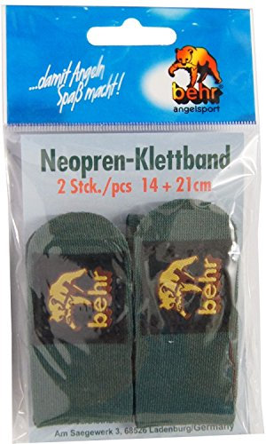 Behr Neopren Rutenbänder Klettbänder (2 Stück), Rutenklettbänder,