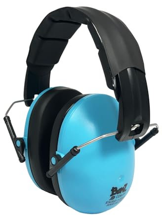 Babybanz GKB008 Kindergehörschutz, 2-12 Jahre mit extra weichem Kopfbügel, faltbar, aqua
