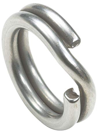 Owner American 5196-044 Hyper Wire Split Ring 10Pk Sz4 50Lb Stainless