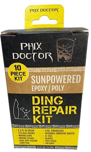 Phix Doctor Surfing Surfbrett Reparatur Reparaturen - Sun Powered Epoxy Kit Standard 2.5oz