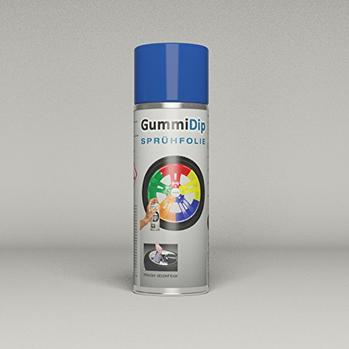 Gummi Dip Sprühfolie 61001006 Flüssiggummi Spray, 400 ml, blau matt