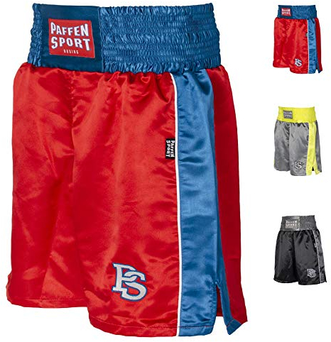 PAFFEN SPORT Kids Kinder-Boxerhose – rot/blau/weiß – Größe: 122-134