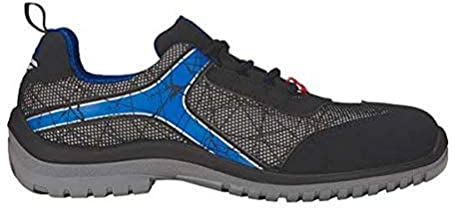 Engelbert Strauss 93686-44/Black/Gentian Blue Sicherheitshalbschuhe Spider, 44, Schwarz/Enzianblau7