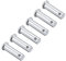 PATIKIL 10mmx35mm Singolo Foro Clip Perni, 6pz Piatto Testa Zinco-placcatura Solido Acciaio Collegamento Cerniera Perno