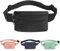 Bauchtasche Damen Herren Gürteltasche Hüfttasche Outdoor Groß Handytasche Sport Wasserdicht Laufgürtel Schwarz ﻿