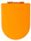 ZYDZ Robuster WC-Sitz mit Absenkautomatik, Schnellentriegelung, ergonomisches Design mit verstellbaren Scharnieren, 6 Farben erhältlich (Orange)