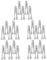CLISPEED 5 Juegos Clip De Acero Inoxidable Pinzas para Alimentos Pinzas para Bocadillos Pinzas para Servir Comida Pinzas Tangas De Cocina Acero Inoxidable 201 Silver 5 Piezas * 5