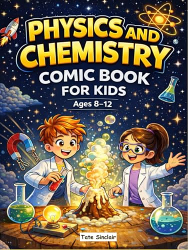 Physics and Chemistry Comic Book for Kids: A Fun and Easy Science Guide with Simple Explanations, Real-Life Examples, and Hands-On Experiments for Curious Ages 8–12 (Smart Kids Universe)