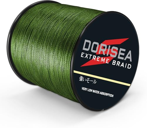Dorisea Extreme fläta 100 % Pe-flätad fiskelina 6-136 kg testfisketråd 100 m/109 meter fiskelina