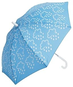 Grass & Air Kids Colour-Revealing Umbrella, 17 Children's (Baby Blue)