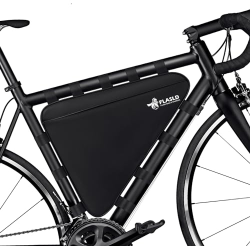 FLASLD Fireproof Ebike Frame Triangle Bag Battery Hanging Bag, Ebike Battery Bag, Electric Bike Bicycle Saddlebag, Storage Ebike Bag -15x13x10x3inch