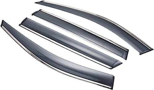 CAESY 4 Stück Auto Windabweiser für Honda Civic 8. 2006-2011, Regenschutz Wind Regenschutz Vent Shades Guard Deflector Fenstervisiere