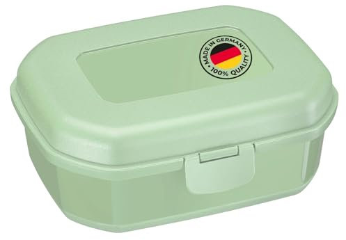 Westmark Brotdose/Snackbox -Maxi- 935 ml, mit Klick-Verschluss, Höhe: ca. 7,4 cm, Kunststoff, Grün, 2352227M