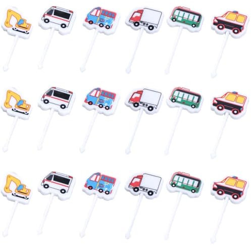 WeddHuis Fingerfood per bambini, forchette da frutta, picchetti per snack per bambini, forchettine finger food, forchette bambini, forchettine da frutta bambini, forchetta bambini