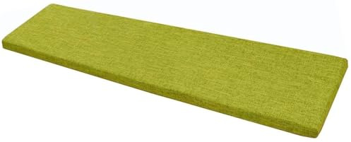 Cuscini Imbottiti per Panche da Esterno/Interno – Lino e Cotone Antiscivolo con Fibbia – 120x40, 100x40, 80x40, 100x50 – Cuscino per Panchina per Giardino, Sagre, Birrerie e Cucina(6,80x40x5cm)
