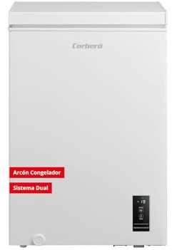 Corberó - Arcón Congelador | CCHM1006M | 99L | 54,7cm x 84,9cm | 38db | Sistema Dual | Súper Congelación | Control con Display | 1 Cesta |Blanco