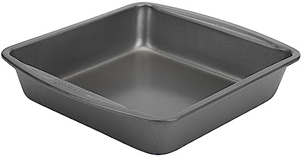 GoodCook Everyday Nonstick Steel Square Pan, 8, Gray