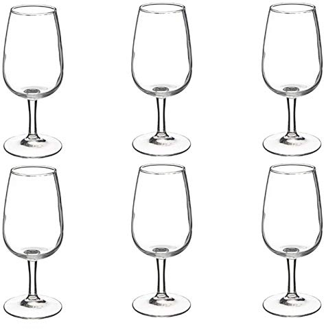 Paris Prix Secret de Gourmet - Lot de 6 Verres à Vin Viticole 21cl Transparent