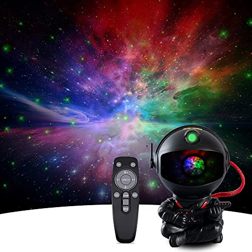 SHJQJJLBCQ Astronaut Galaxy Projector, Remote Night Light for Kids Bedroom