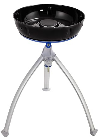 Barbacoa de gas portátil CADAC Grillo Chef 40 – 30 mbar – Parrilla compacta con distribución uniforme del calor – Diseño ligero para camping, playa y picnics – Fácil de limpiar - Uso en exteriores