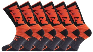 KTM Herren Hohe KTM/1/CHSX6 Socken, Schwarz, 43-46