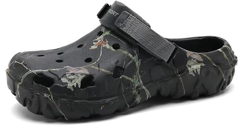 SECHRITE Sabots Mules Femmes Hommes Chaussures de Jardin Été Pantoufles Sandales de Plage Caoutchouc Medical Infirmiere Sabot Clogs Antidérapante 40-47