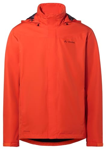 VAUDE Escape Bike Light – Veste de Pluie Imperméable Homme, Running et Vélo, Respirante, Coupe-Vent avec Capuche Escamotable