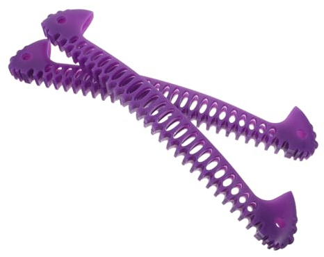 Toyvian 2 pièces Protège-Lames Patins Glace Élastique Lot Housse Protection Skate Extensible pour Patinage Artistique et Hockey Unisexe Garçon Fille Adultes