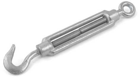 1 pz acciaio galvanizzato tenditore M24 fune arridatoio vite gancio - occhio