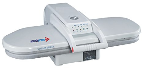 Advanced Ironing Press by Speedypress - Mega Steam Iron Press - Regular Size, 64cm x 27cm, 1,400watt, 38 Steam Jets, 12 Months Warranty (+ Free Replacement Cover & Foam Underfelt - RRP £39.00)